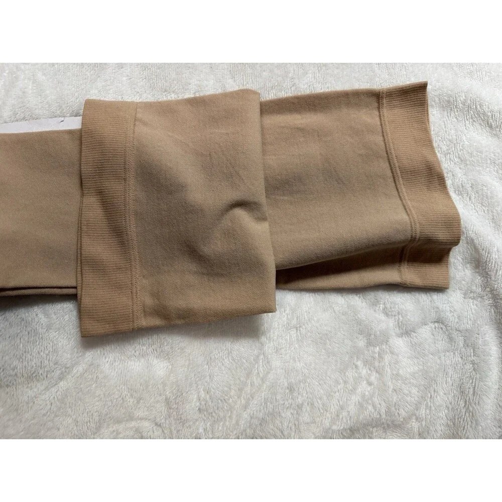 Knee High Compression Socks 4XL Nude 15-20 MmHg Closed Toe